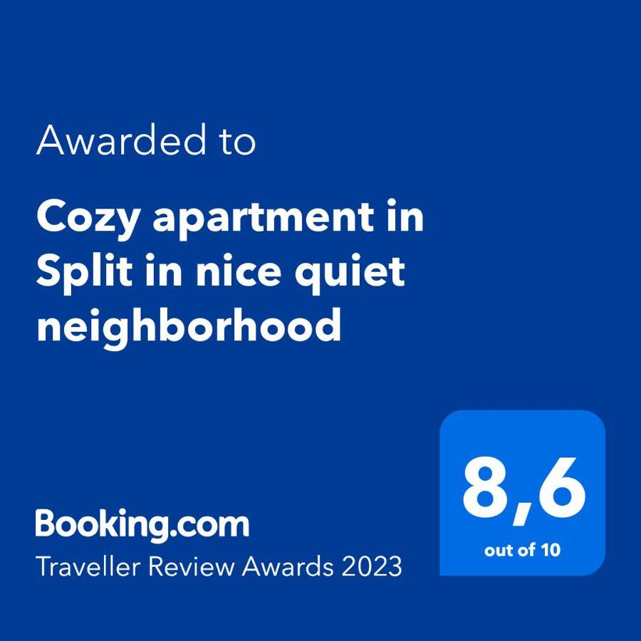 Cozy Apartment In Split In Nice Quiet Neighborhood Dış mekan fotoğraf